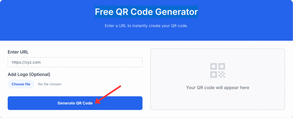 free qr code generator step 3